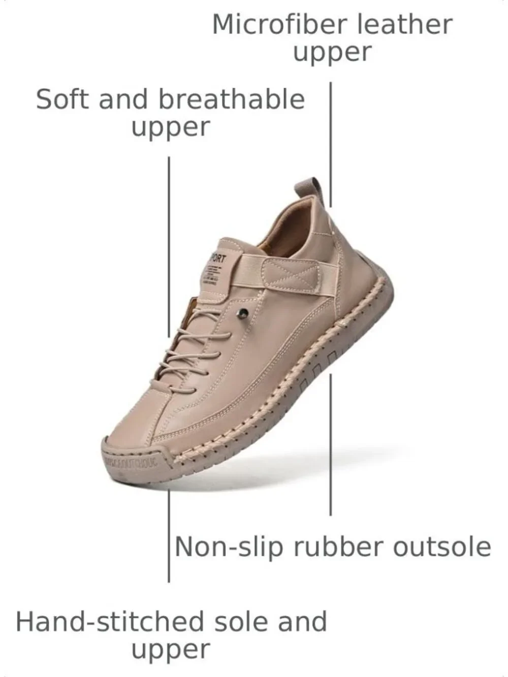 Women's Khaki Breathable Loafers Mid top Walking Flats Ankle Chukka Boots